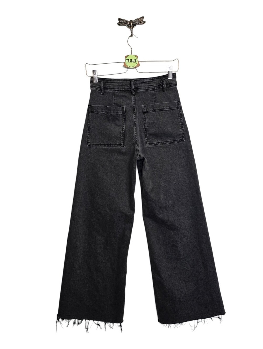 ZARA 4 The Marine Straight Washed Black Jean Neutral Minimalist 4 - Picture 2 of 12